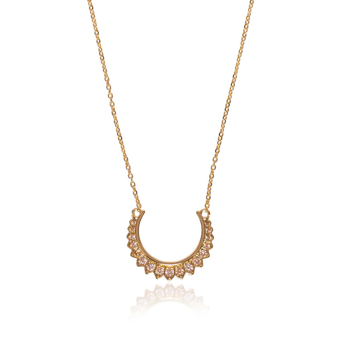 Amy Pink Crystal Necklace