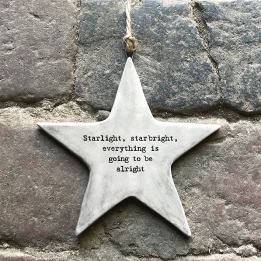 Rustic Hanging Star - Starlight