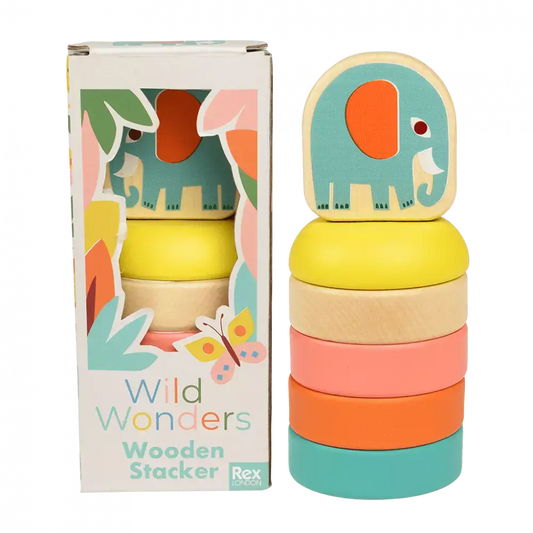 Wild Wonders Wooden Stacking Toy