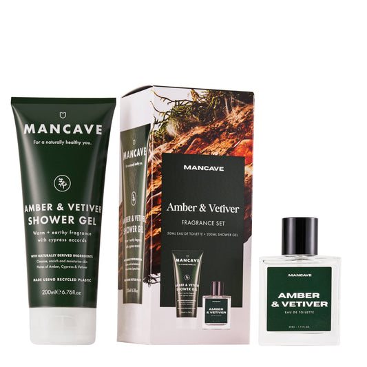 Amber & Vetiver Shower & Fragrance Duo