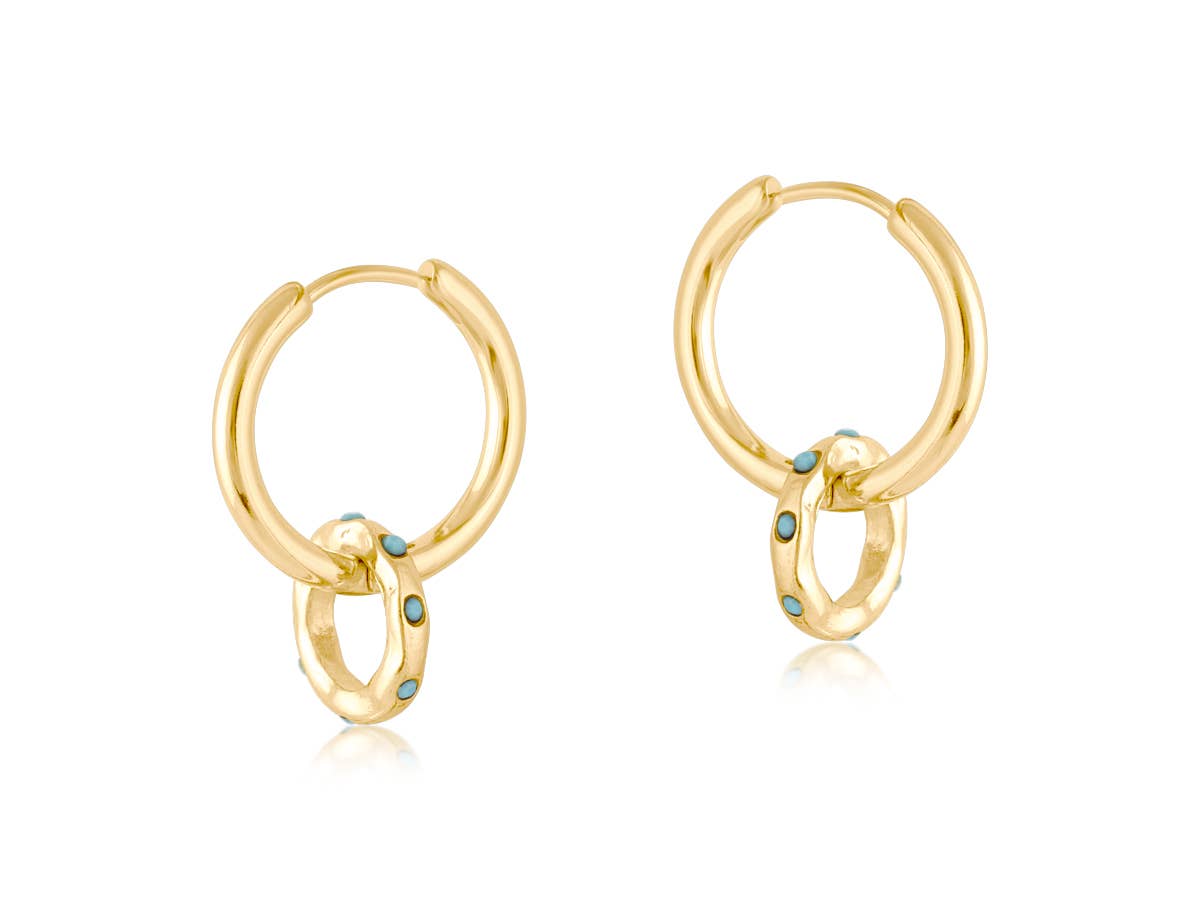 MALLORCA SMALL HUGGIE EARRINGS