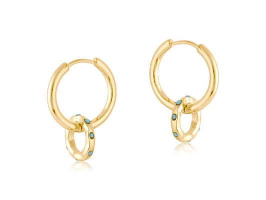 MALLORCA SMALL HUGGIE EARRINGS
