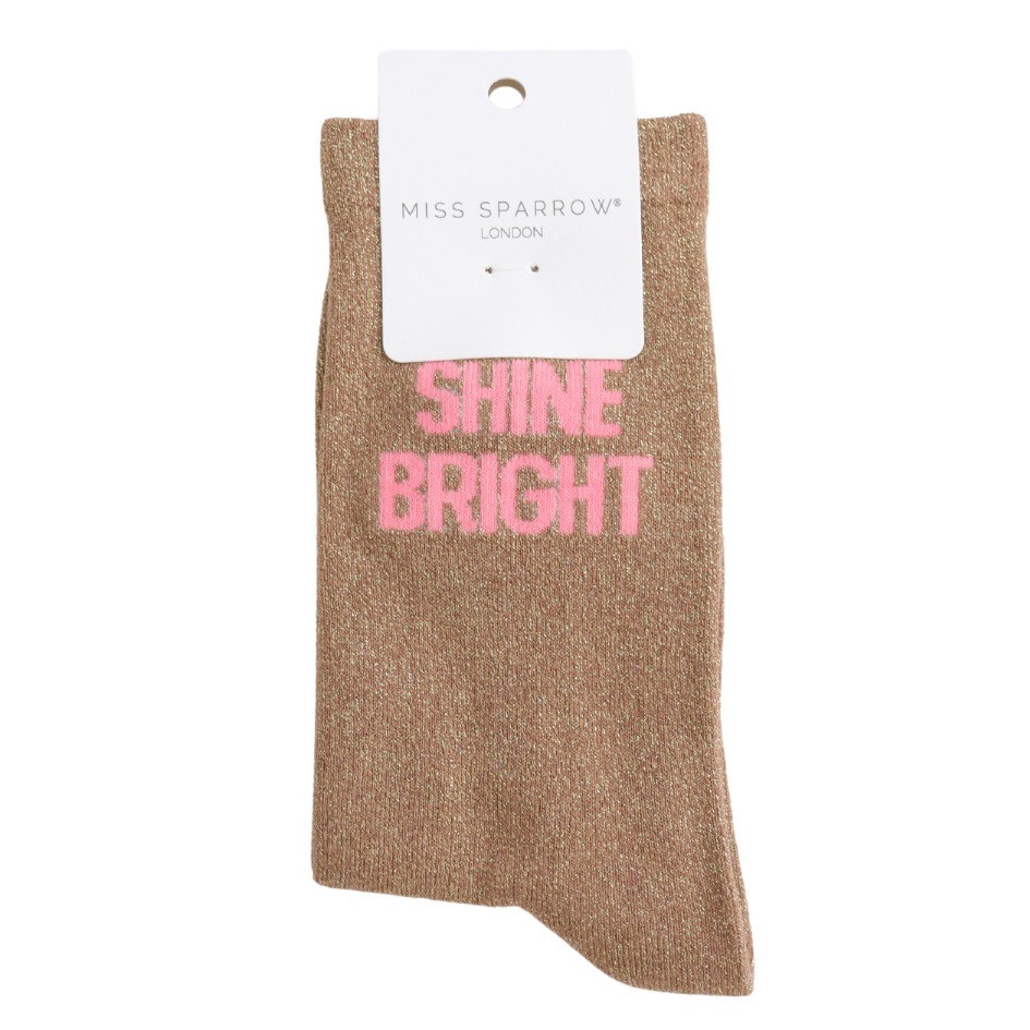 Shine Bright Glitter Socks