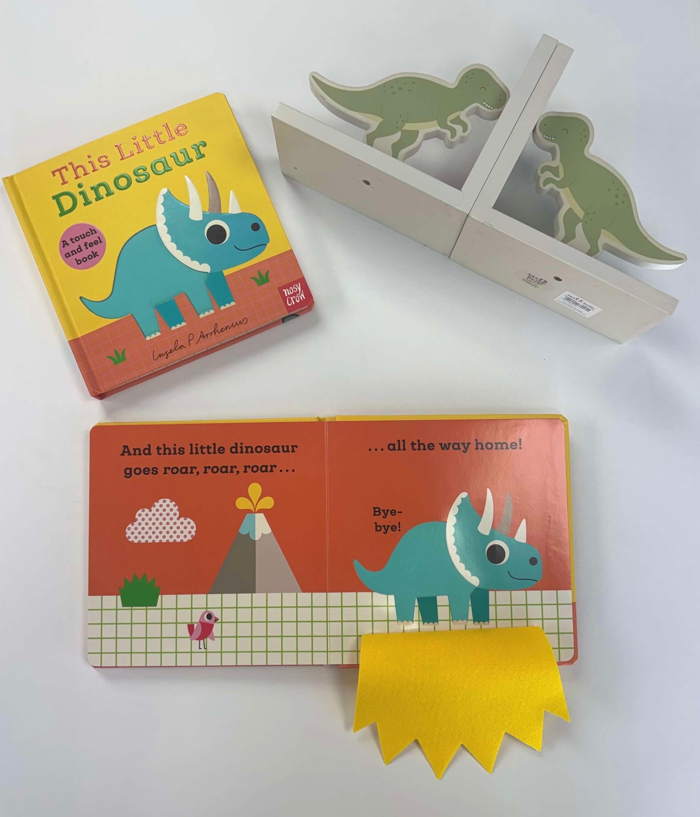 This Little Dinosaur Touch And Feel Book