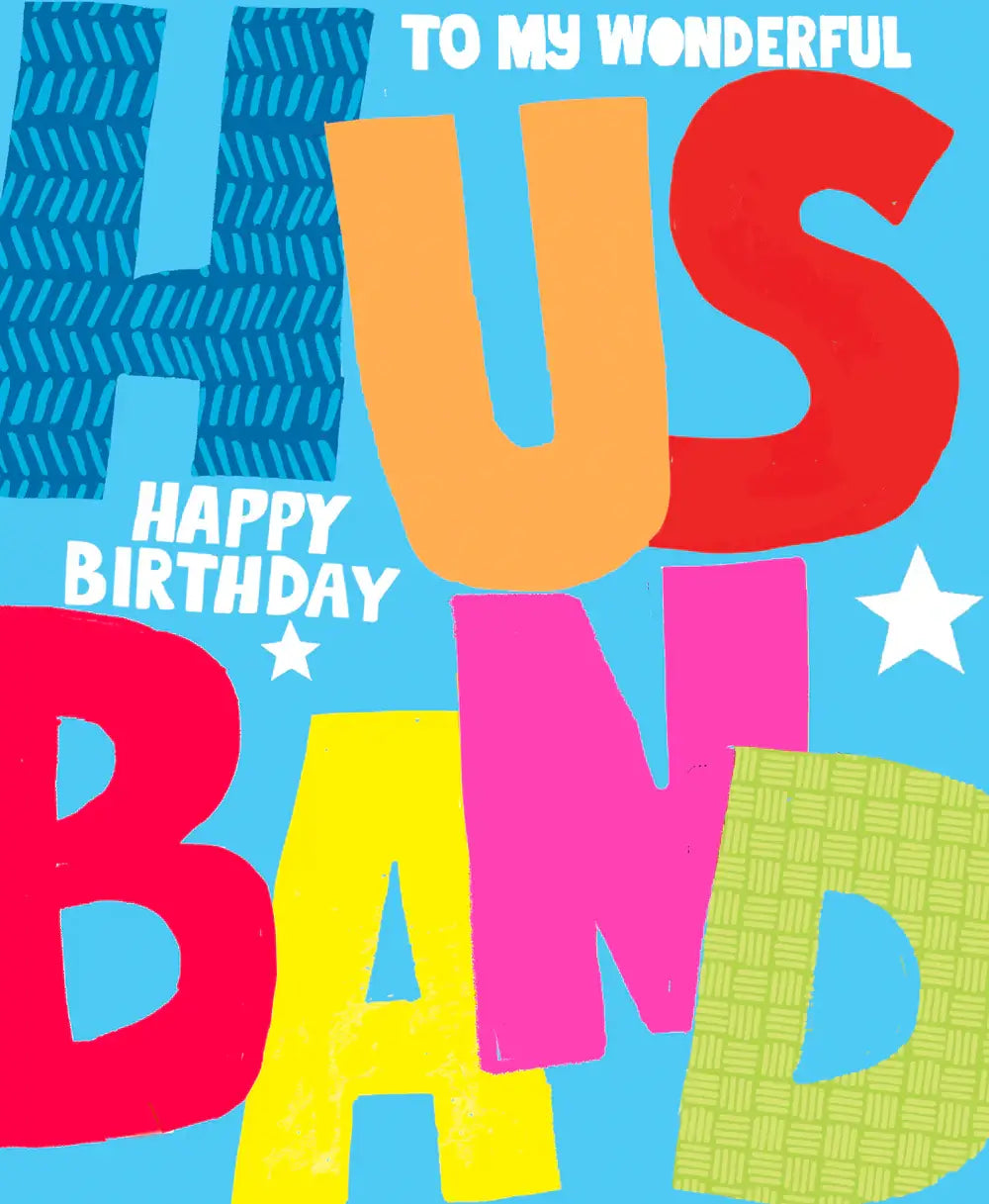 Husband Big Birthday Text