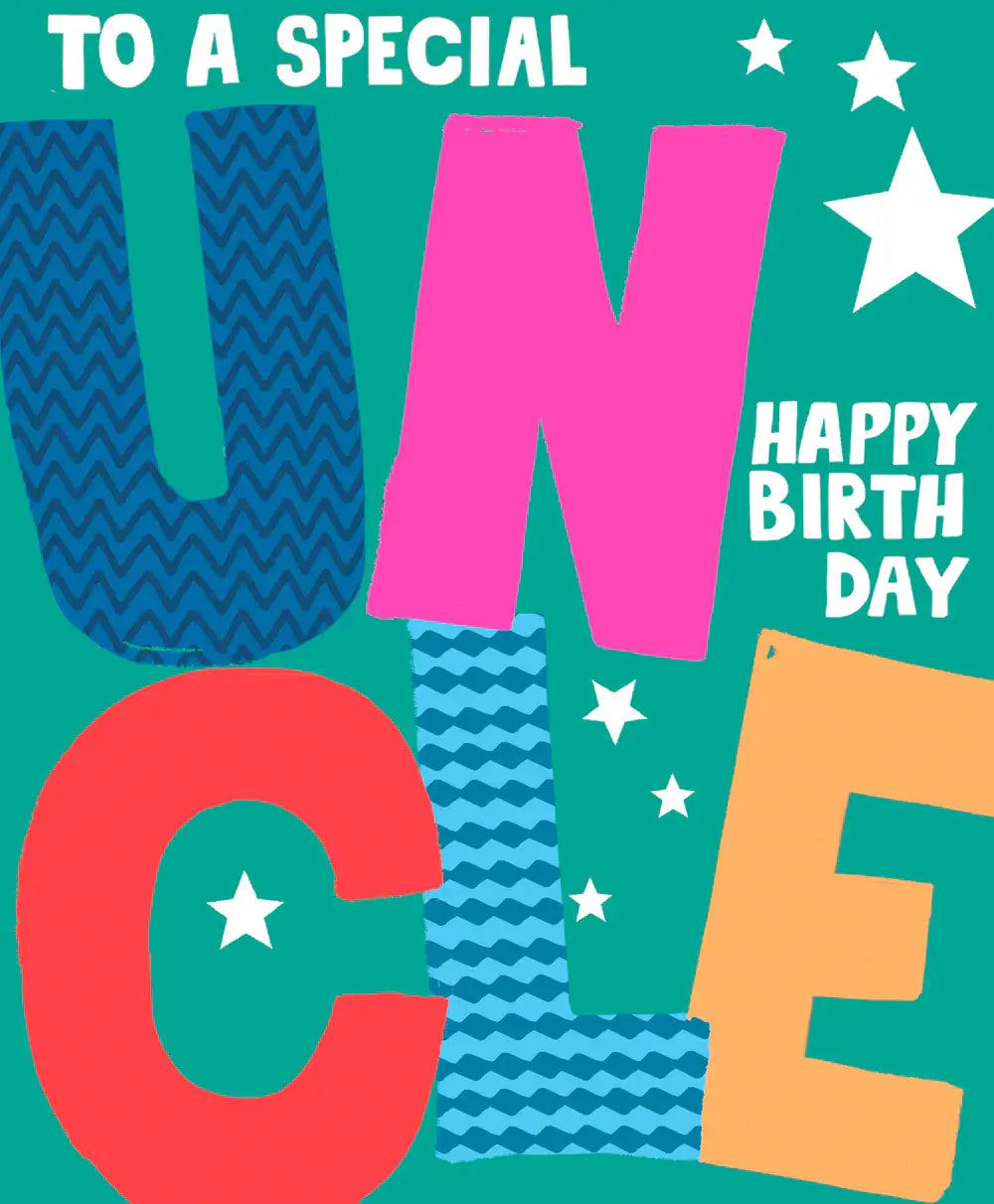 Special Uncle Big Birthday Text
