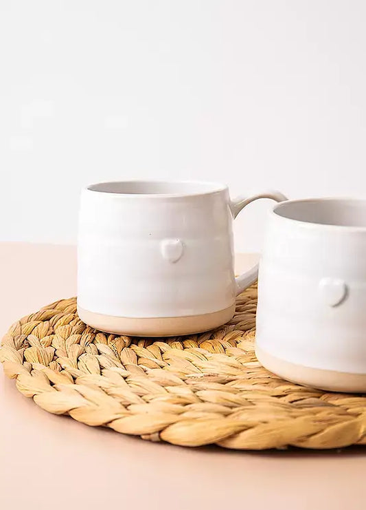 Set of 2 Heart Mugs