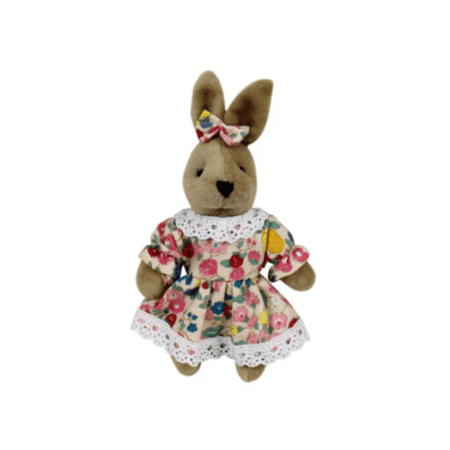 Mini Rabbit In Floral Dress