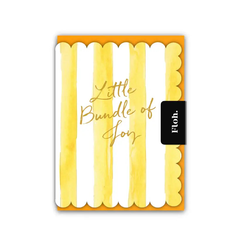 Little Bundle Of Joy Lemon Stripes