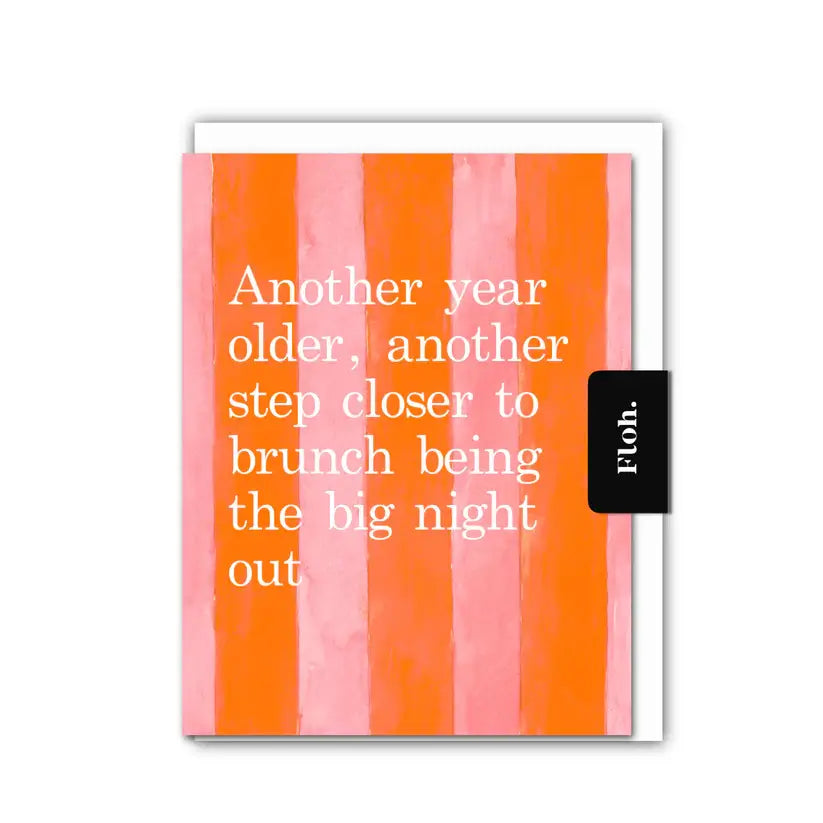 Brunch Big Night Out Pink And Orange Stripes