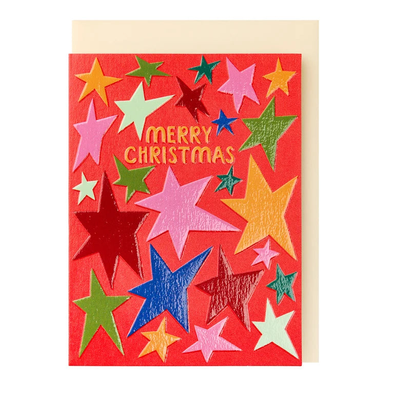 Merry Christmas Star Card