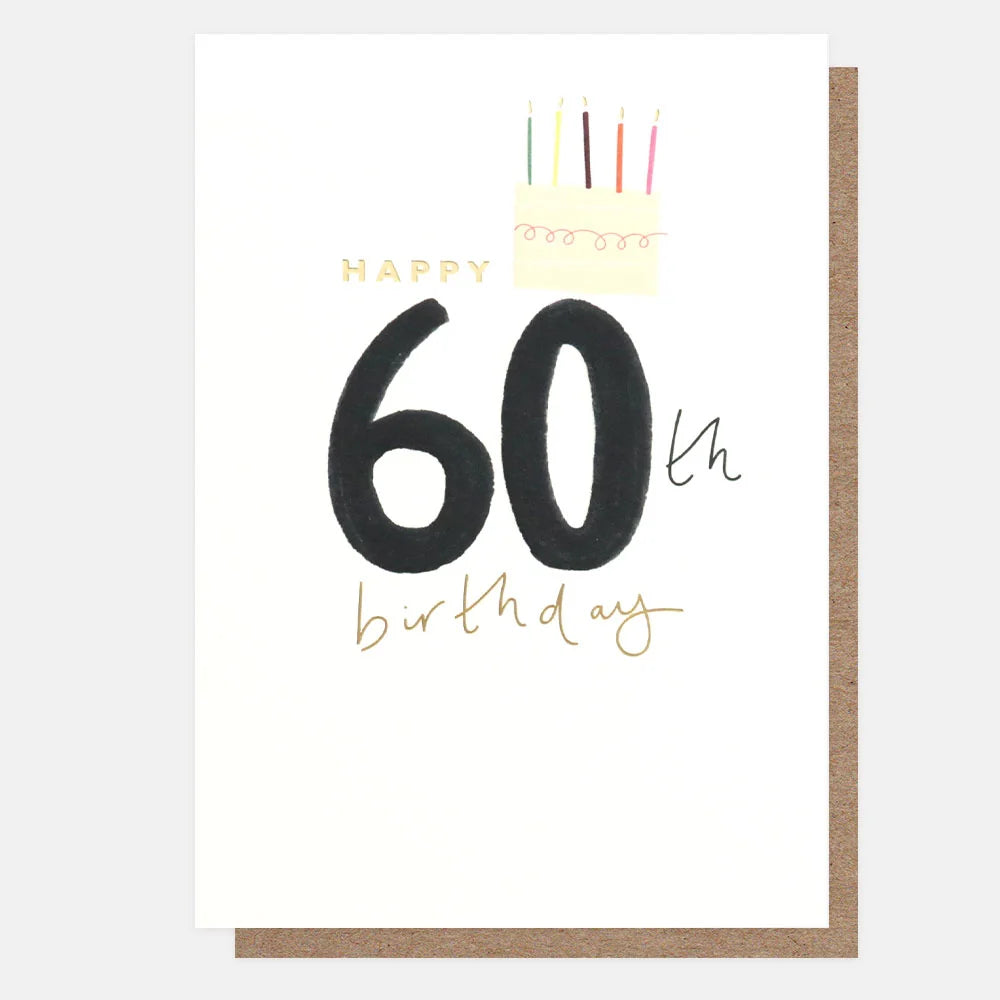 Happy 60th Birthday - Cake