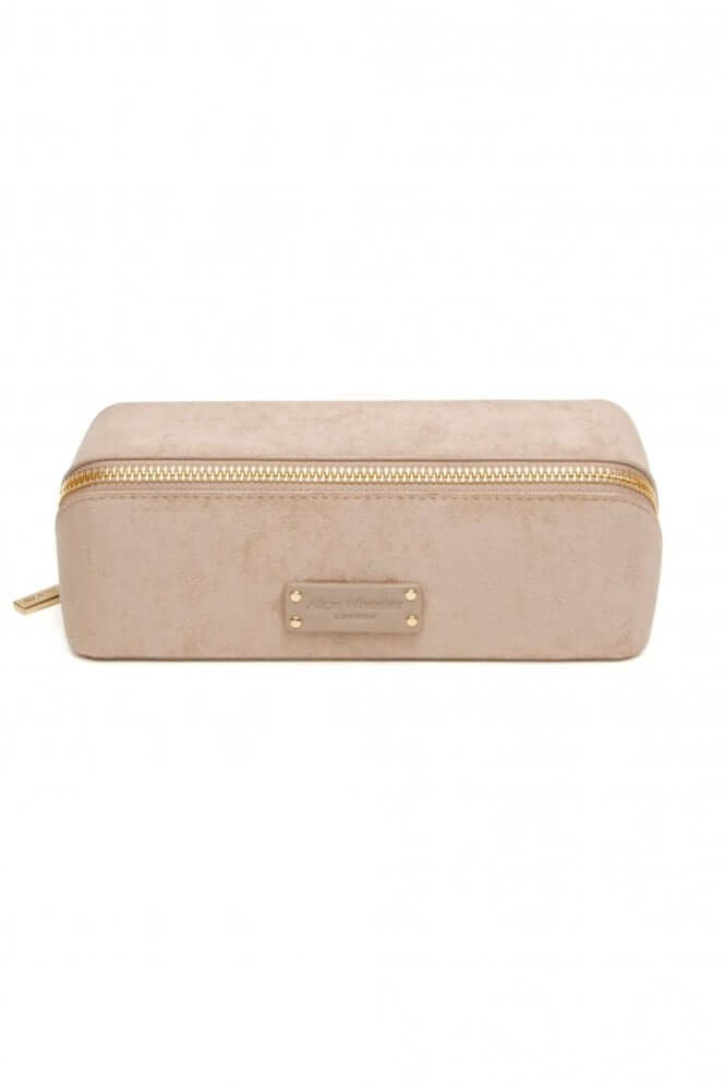 Mink Suede Kensington Small Train Case