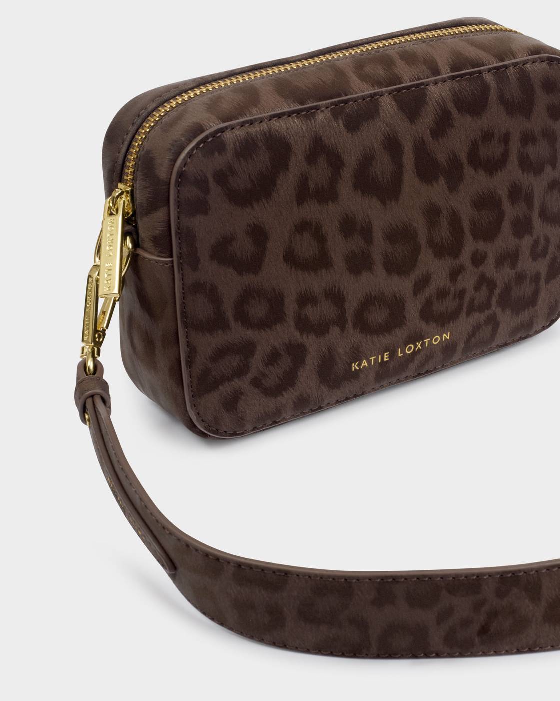 Avery Small Crossbody Bag - Chocolate Leopard