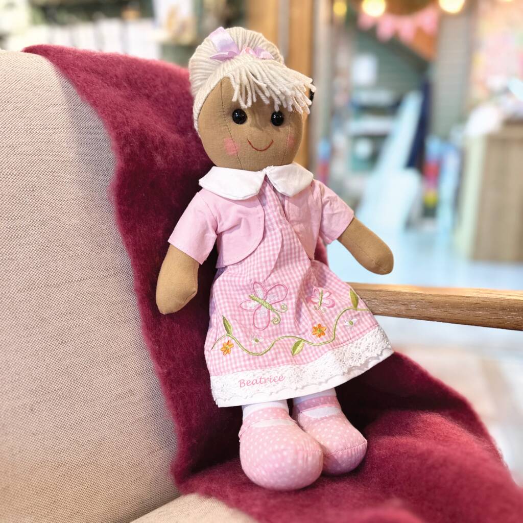 Beatrice Butterfly Dress Rag Doll