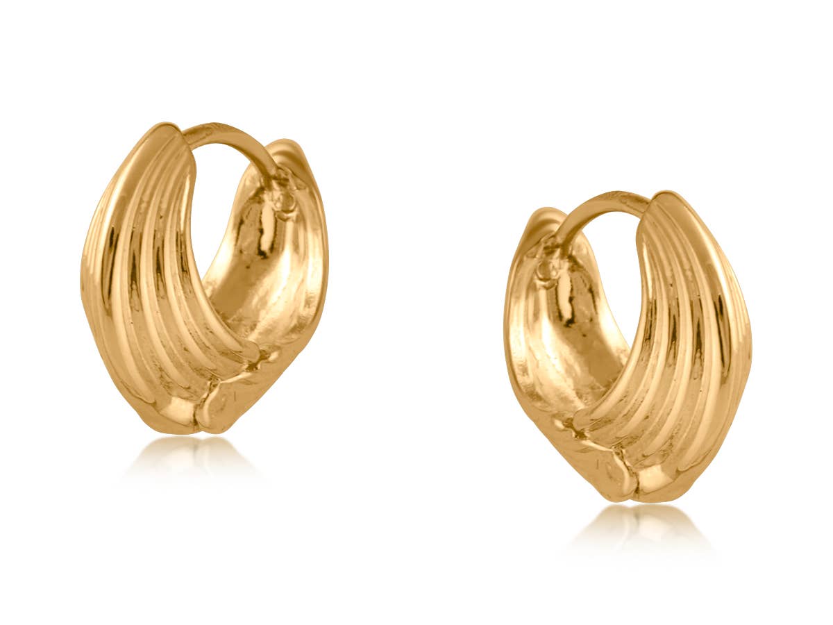 ATHENA SMALL HUGGIE EARRINGS