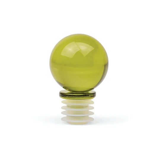 The Moony Glass Bottle Stopper - Olive