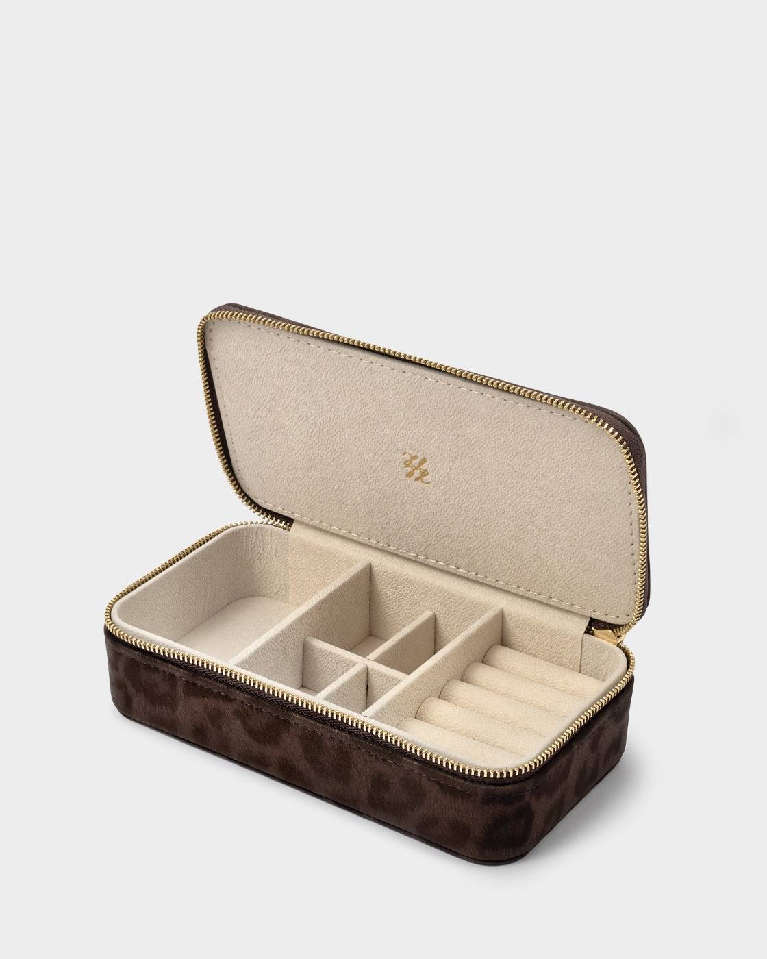 Classic Jewellery Box - Chocolate Leopard