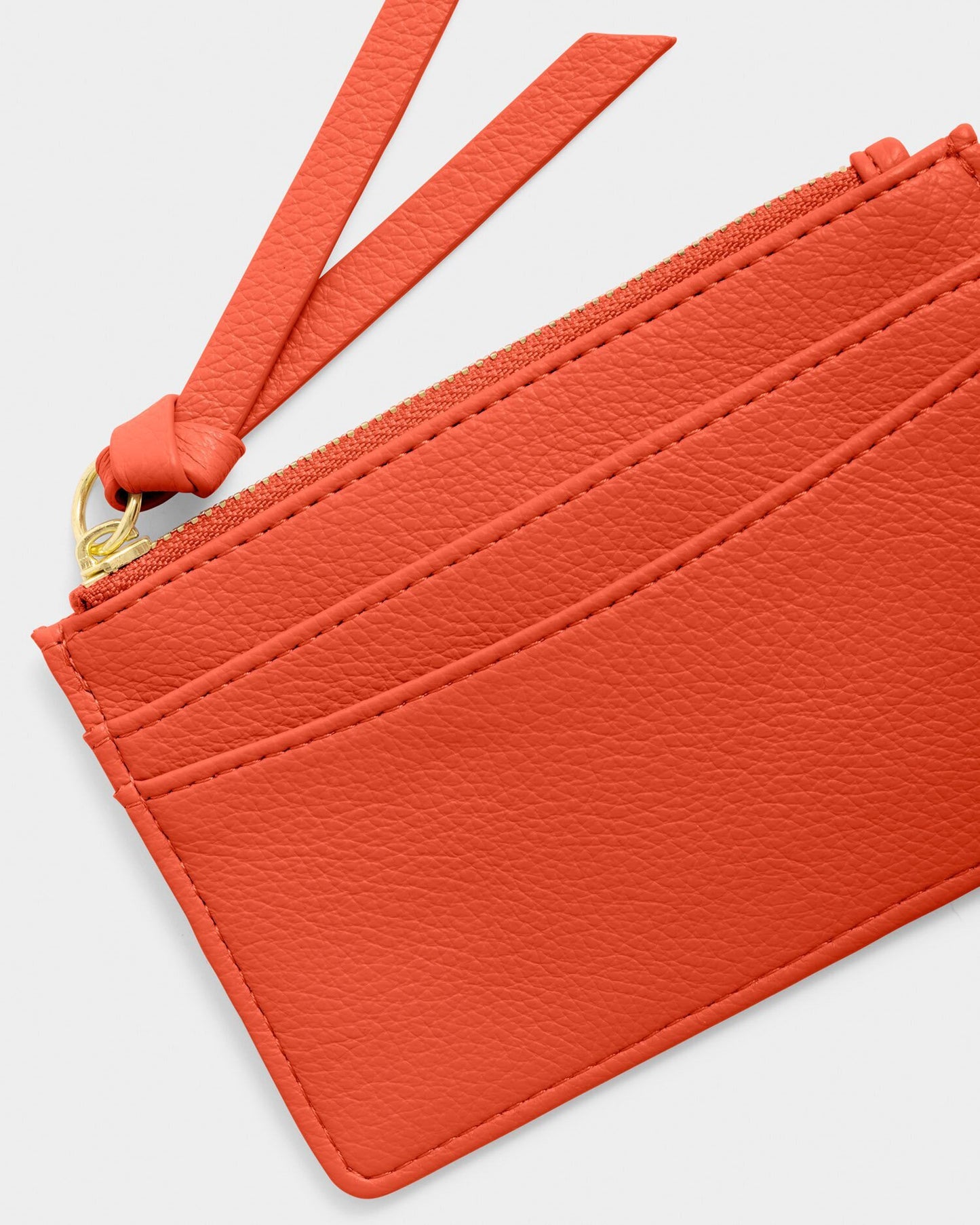 Hallie Coin & Card Holder - Deep Orange
