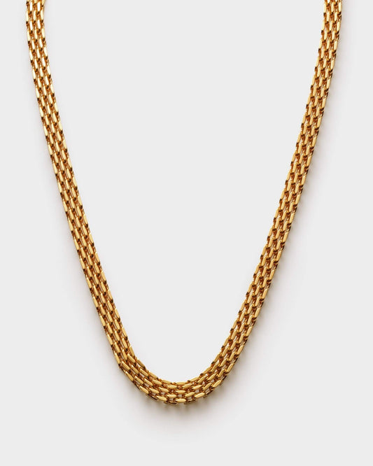 Waterproof Braid Gold Necklace