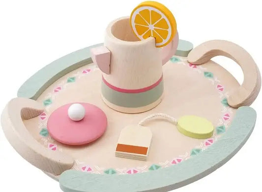 Little Tribe Pink Wooden Tea Set