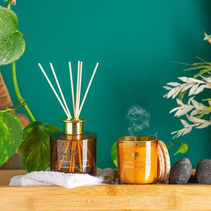 Sandalwood & Jasmine Wax Scented Candle
