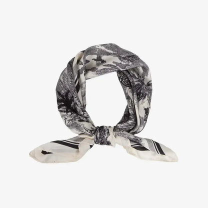 Satin Black Muted Jungle Necktie