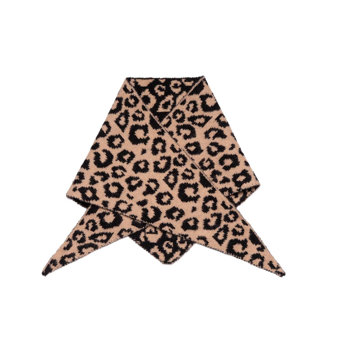 Triangle Scarf Reversible Animal Print Small