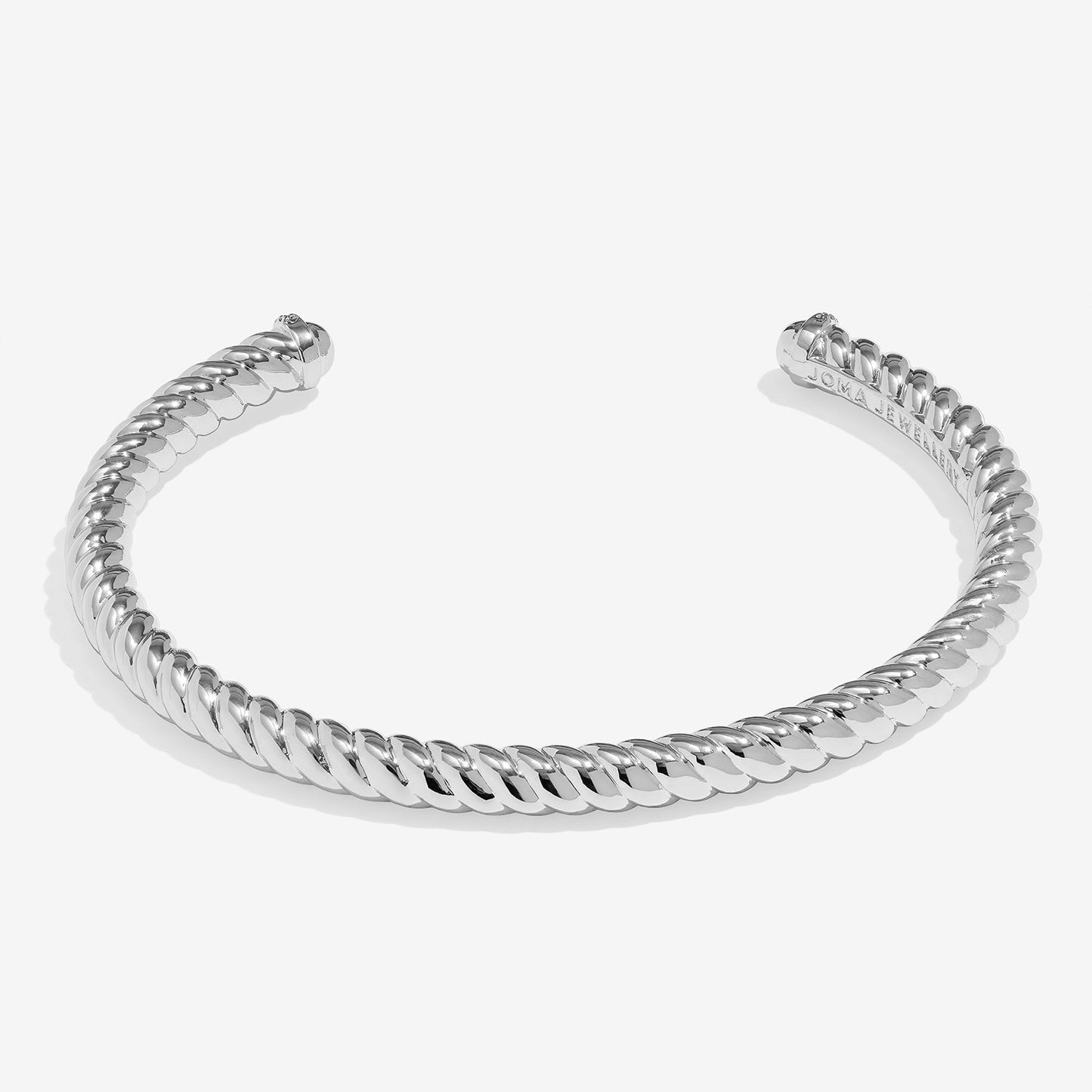 Silver Cable Bangle