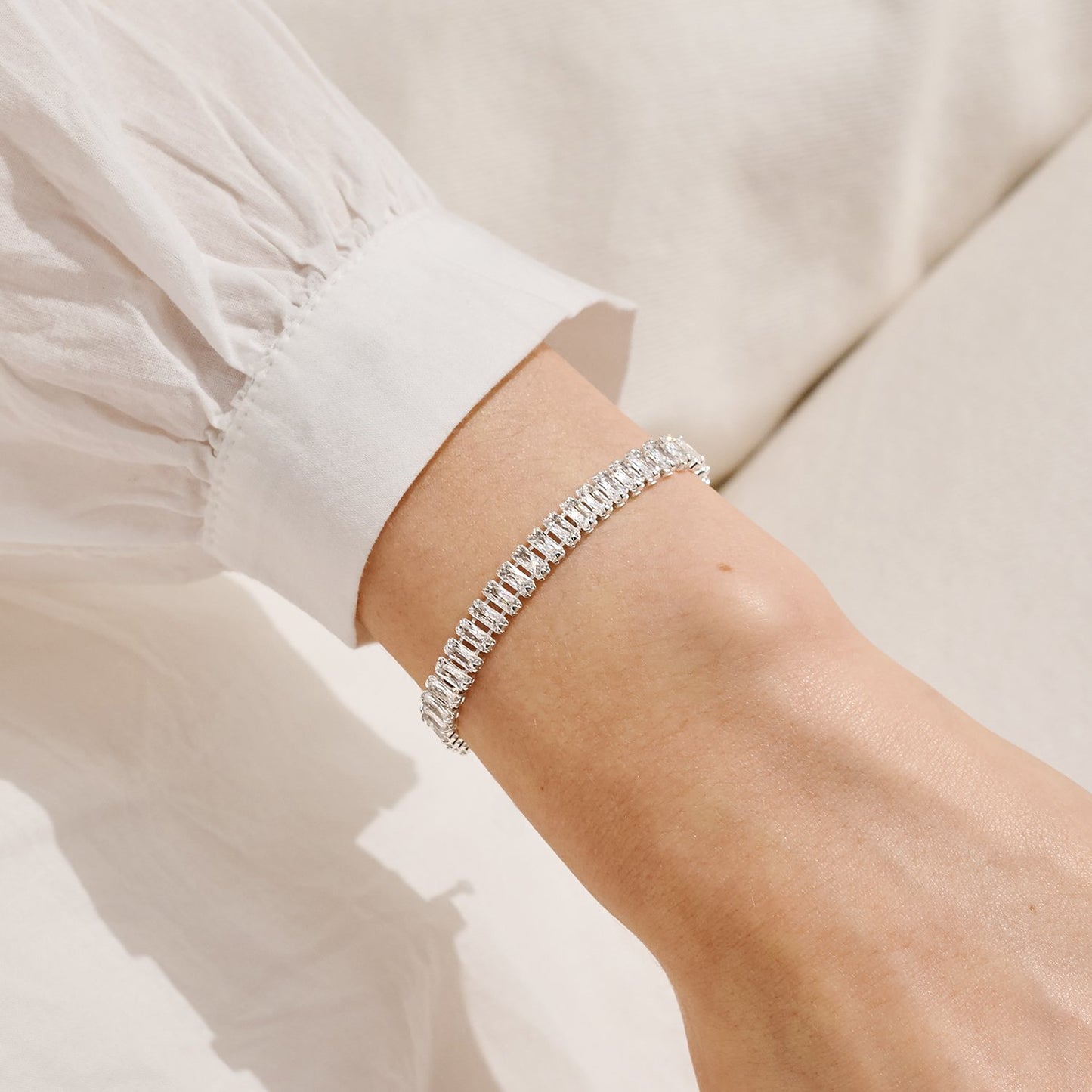 Silver Tennis Bracelet