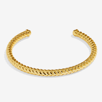 Gold Cable Bangle