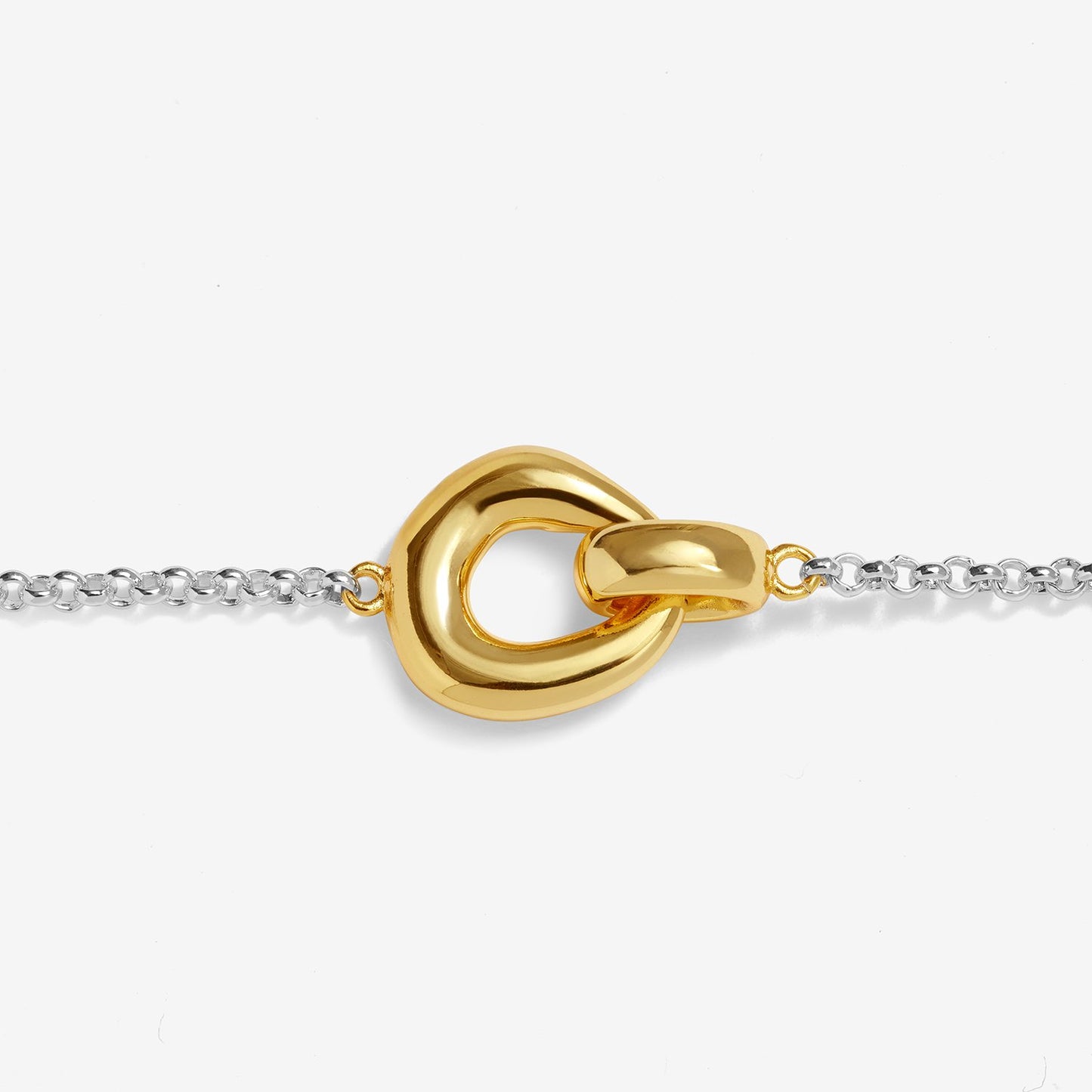 Gold & Silver Organic Link Bracelet