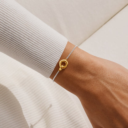 Gold & Silver Organic Link Bracelet