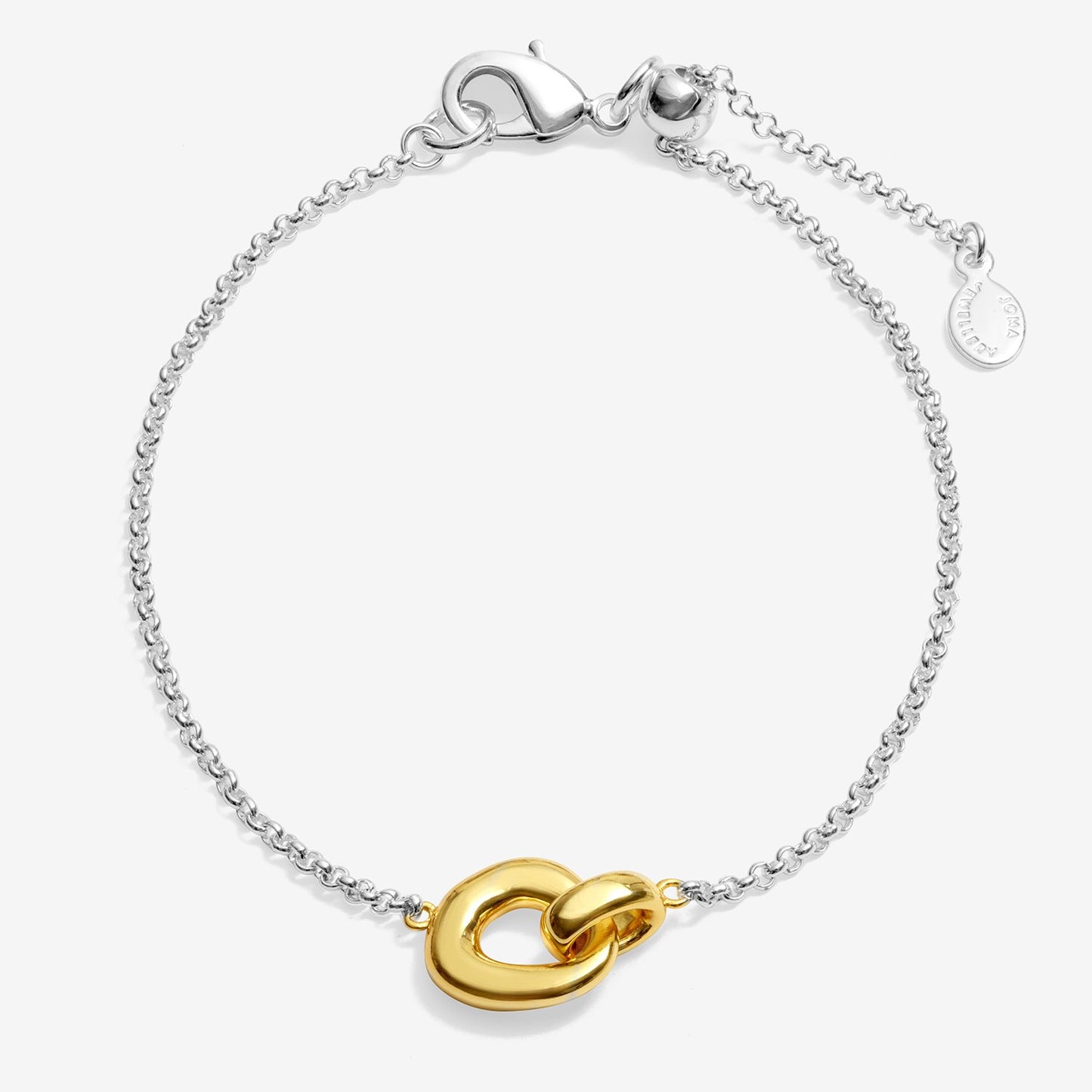 Gold & Silver Organic Link Bracelet