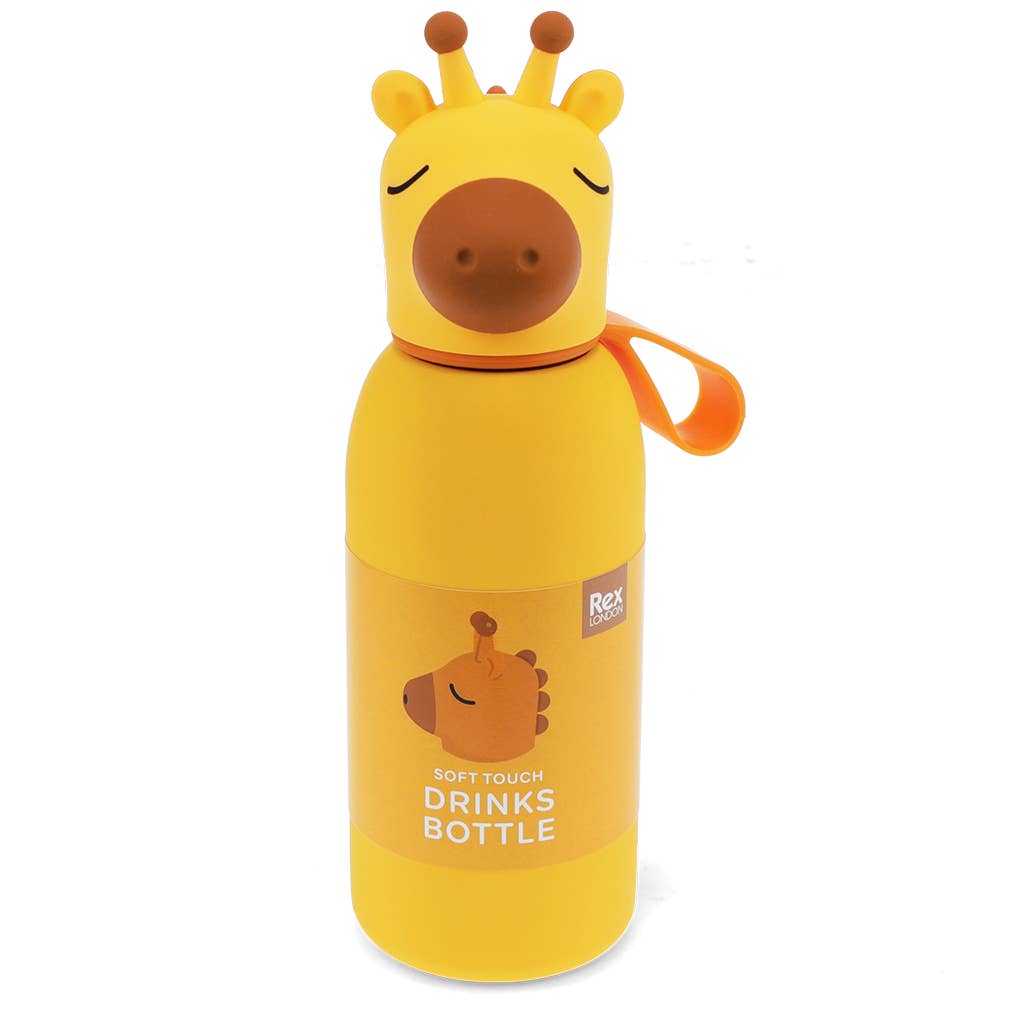Children's animal head drinks bottle - Giraffe