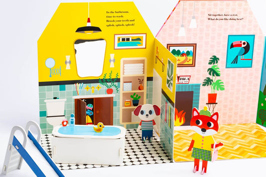 Fold Out & Play Dolls House Book