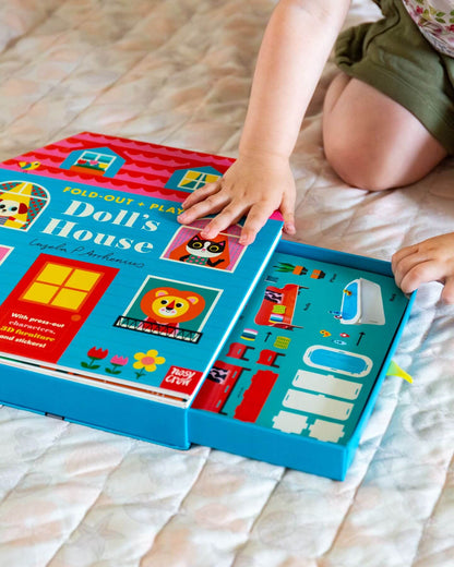 Fold Out & Play Dolls House Book