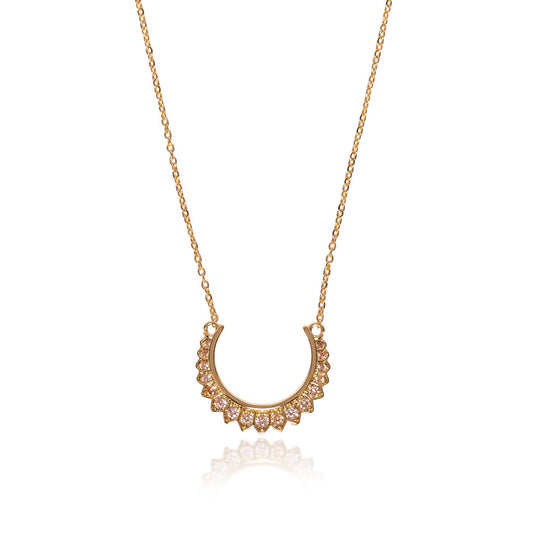 Amy Pink Crystal Necklace