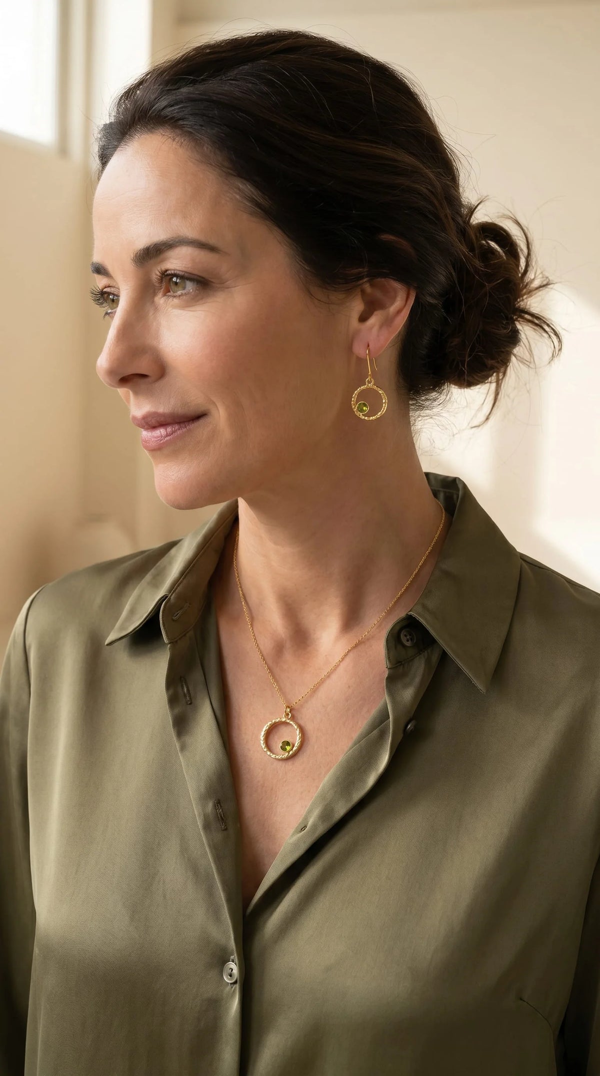 Gia Necklace - Green