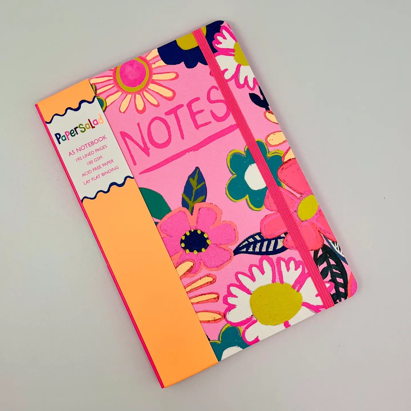 A5 Notebook - Pink Flowers