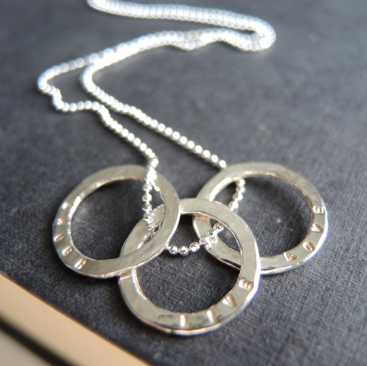 Sentiment Ring - Sterling Silver: Bestie