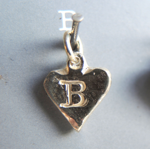 Alphabet Charms - Sterling Silver: B