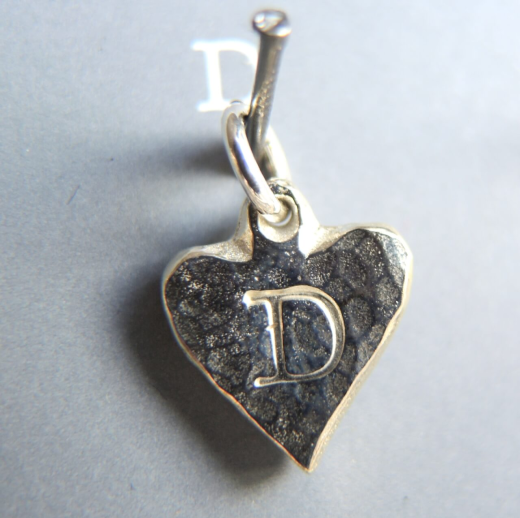 Alphabet Charms - Sterling Silver: D