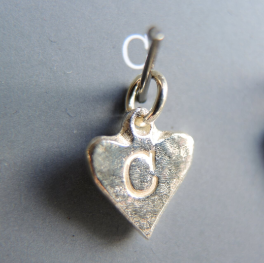 Alphabet Charms - Sterling Silver: C