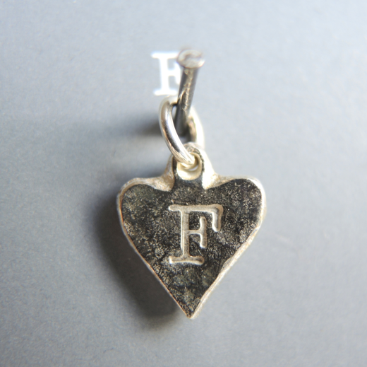 Alphabet Charms - Sterling Silver: F
