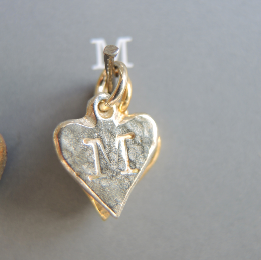Alphabet Charms - Sterling Silver: M