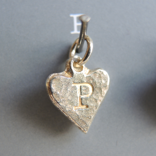 Alphabet Charms - Sterling Silver: P