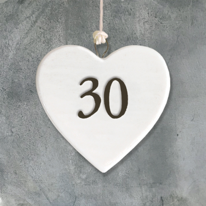 Porcelain Age Heart - 30