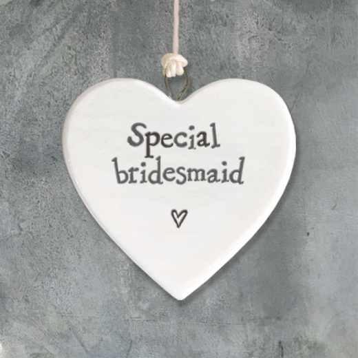 Small Porcelain Heart - Special Bridesmaid
