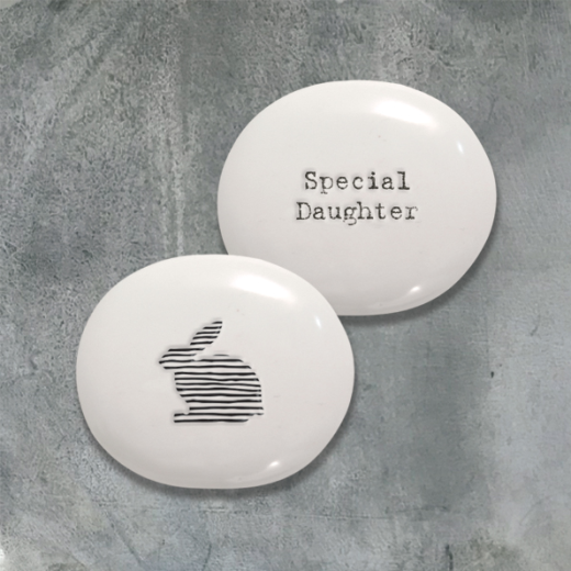 Porcelain Pebble - Special Daughter